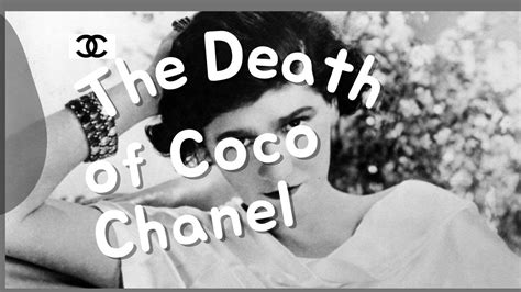 hoe is coco chanel overleden|Coco Chanel death.